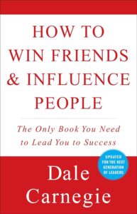 Cover of the book "How to Win Friends and Influence People" by Dale Carnegie