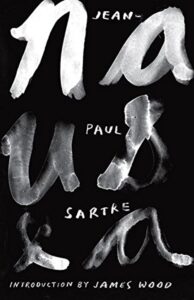 Cover of 'Nausea' by Jean-Paul Sartre, one of the Best Books On Existentialism, novel exploring existentialist themes through the story of Antoine Roquentin.