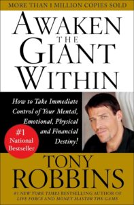 Cover of the book 'Awaken the Giant Within' by Tony Robbins