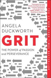 Cover of the book 'Grit' by Angela Duckworth