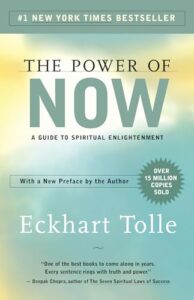 Cover of the book 'The Power of Now' by Eckhart Tolle , one of the Best Self-Help Books to Read in 2024