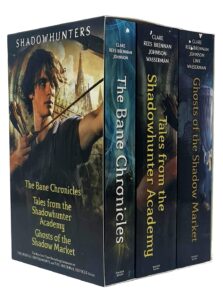 The Shadowhunter Chronicles by Cassandra Clare, best book series to binge-read for urban fantasy and romance fans.