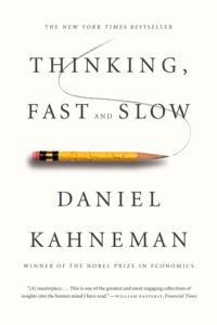 Thinking, Fast and Slow book cover by Daniel Kahneman - Decision Making, Psychology