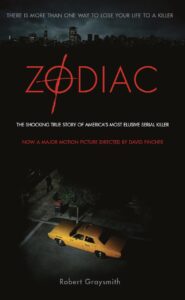 Cover of 'Zodiac' by Robert Graysmith with cryptic symbols.