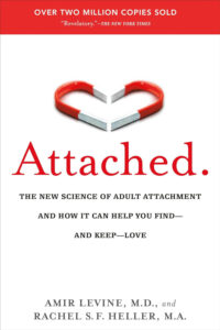 Cover of the book "Attached: The New Science of Adult Attachment and How It Can Help You Find – and Keep – Love" by Amir Levine and Rachel Heller