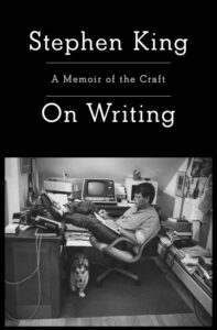 Book cover of 'On Writing: A Memoir of the Craft' by Stephen King, a must-read for aspiring writers providing practical writing advice and personal insights, one of the Top 15 Must-Read Books for Aspiring Writers