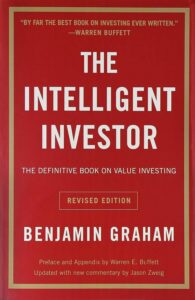 cover of "The Intelligent Investor" by Benjamin Graham, a classic on value investing principles and long-term strategies