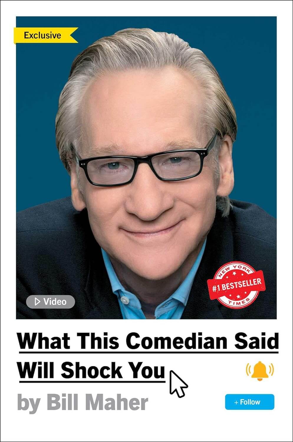 Cover of 'What This Comedian Said Will Shock You' by Bill Maher